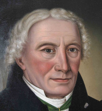 Peder Cappelen overtok hovedgården i 1795. Maleriet henger i dag på Eidsfos Hovedgård.